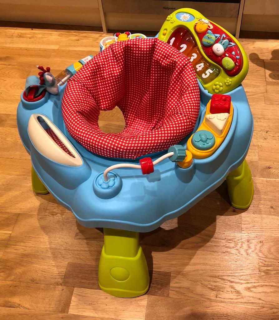 standing activity table for babies
